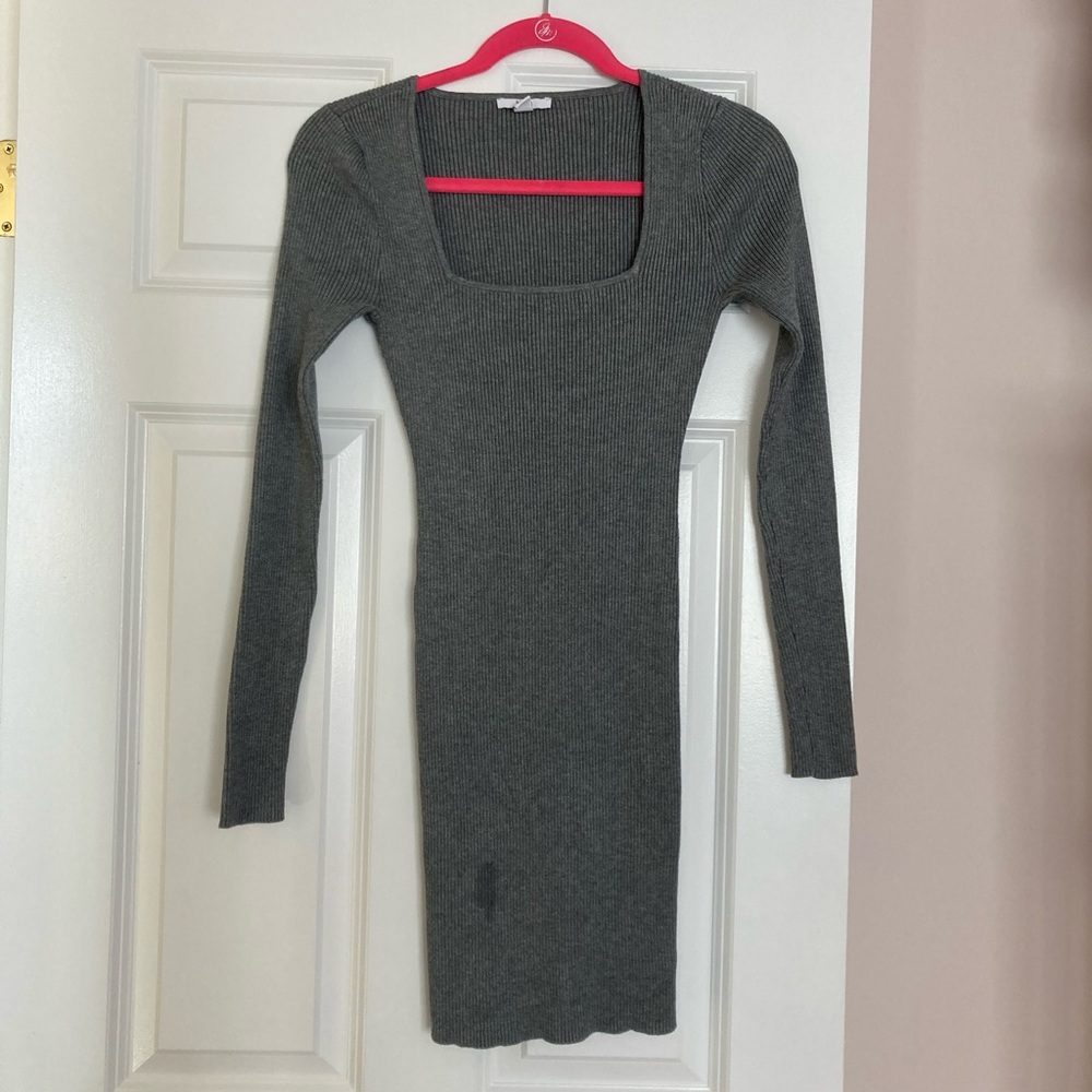 Ribbed Mini Dress
